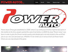 Tablet Screenshot of power-autos.com